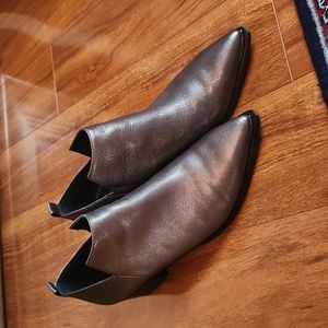Metallic Western Booties
